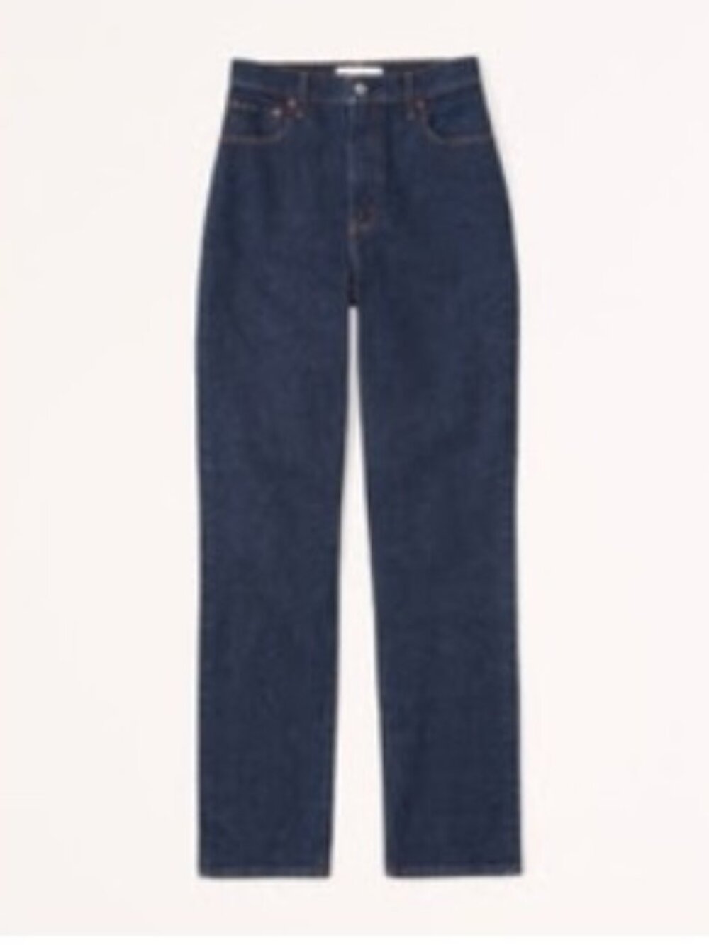 Abercrombie & Fitch Ultra High Rise 90s Straight Jeans Super Dark Size 27